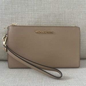 Michael Kors Tan Wallet/Wristlet